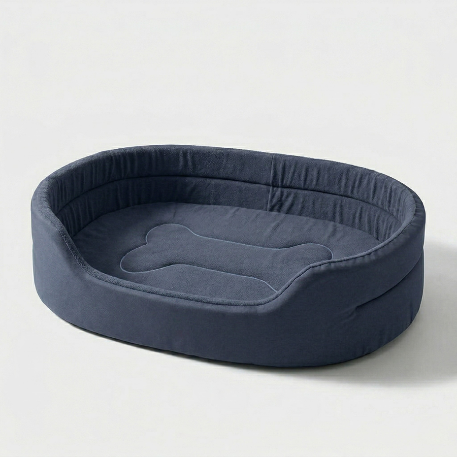 Canapé Lit Chien Moelleux Lavable — Tailles S à XXL
