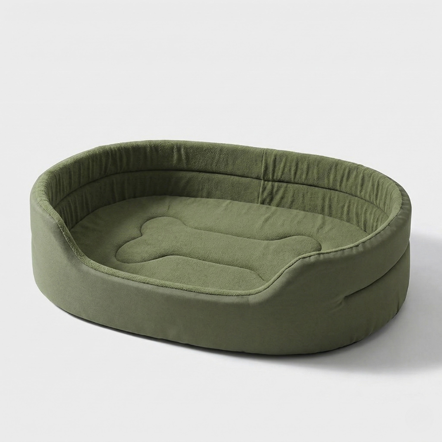 Canapé Lit Chien Moelleux Lavable — Tailles S à XXL