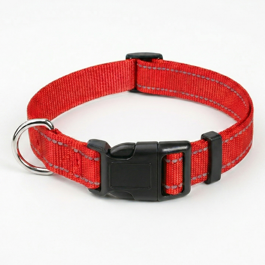 Collier Chiot Nylon Réglable Sécurisé