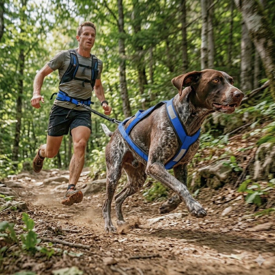 Harnais Canicross Chien Nylon Réglable
