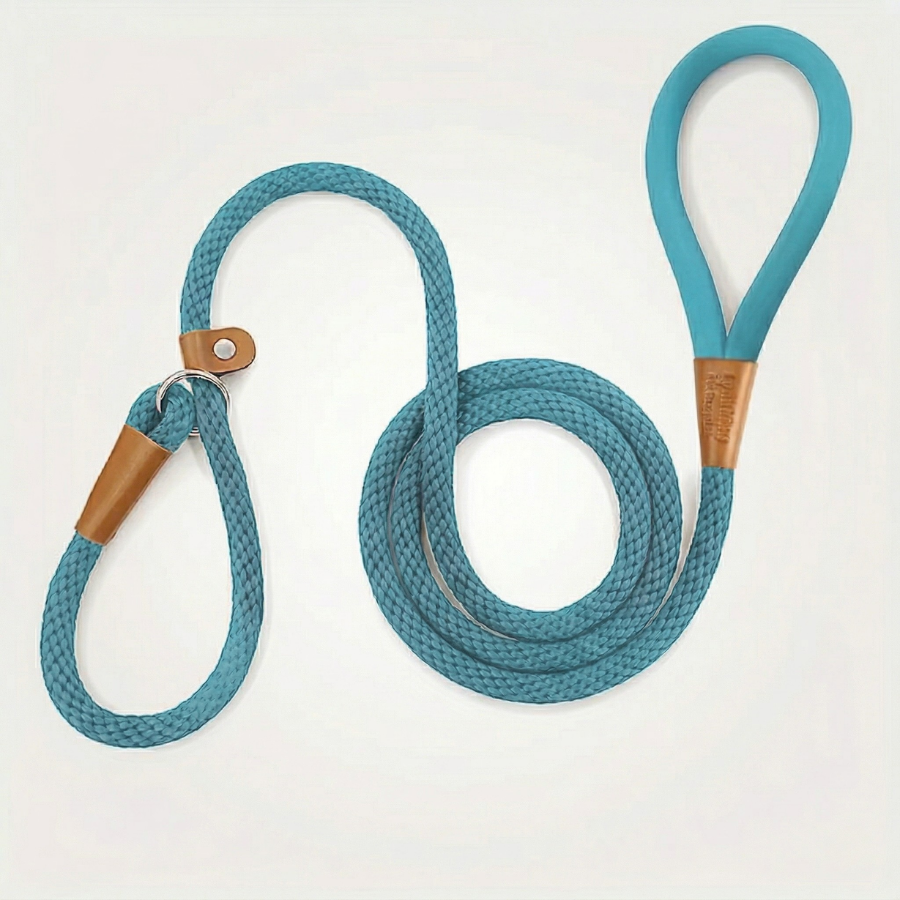 Laisse Lasso Chien Corde Tressée Nylon Réglable